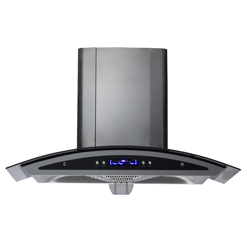 CKD commercial range hood with stainless steel color chimney