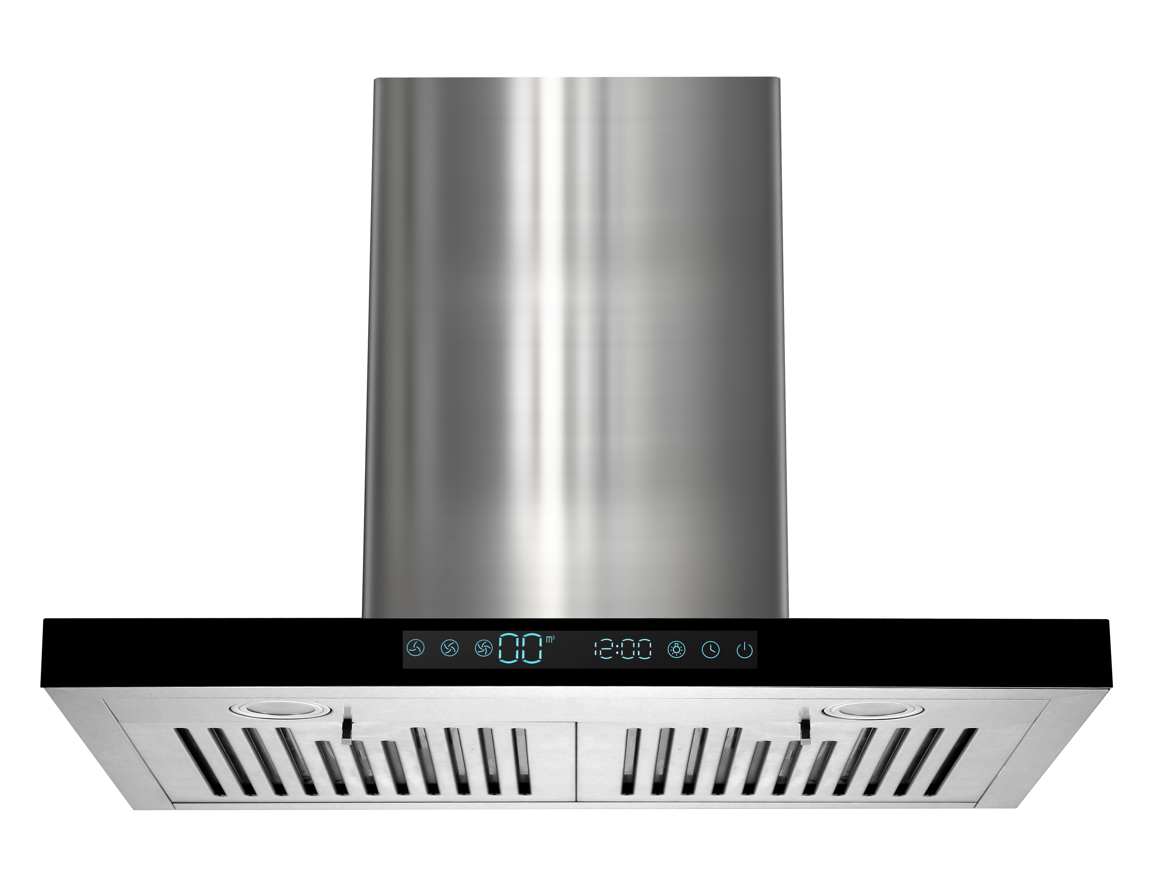 Kitchen appliance Led Lighting Slim Range Hood/chimney With Two Stainless Steel Filter