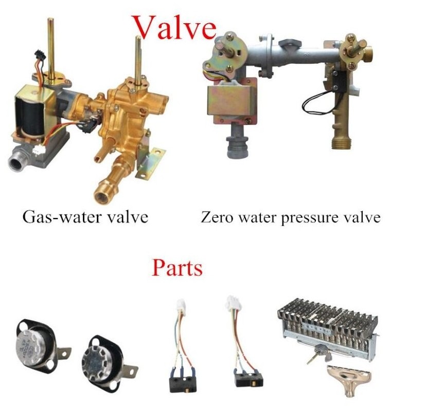 copper heat exchanger typical gas boiler