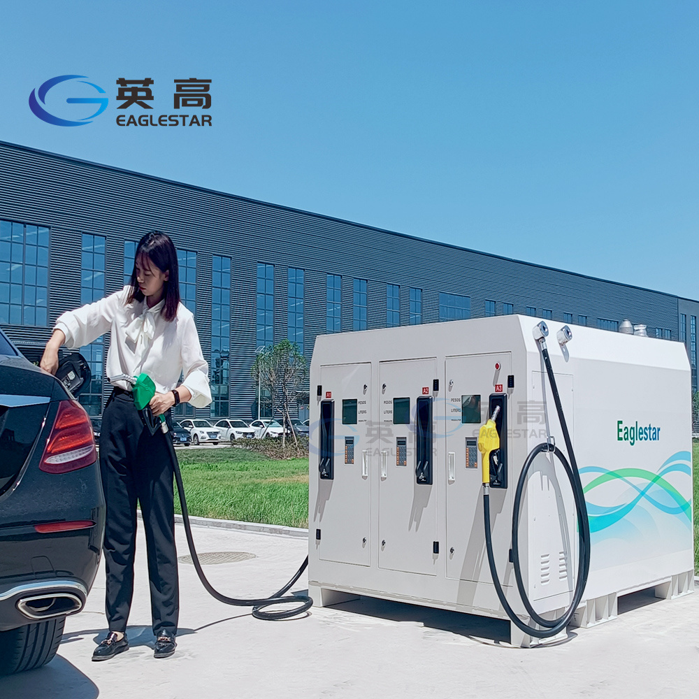 Portable Gas Fuel Station Container Station Mobile Gas Station Fuel Dispenser with automation 3000 liter