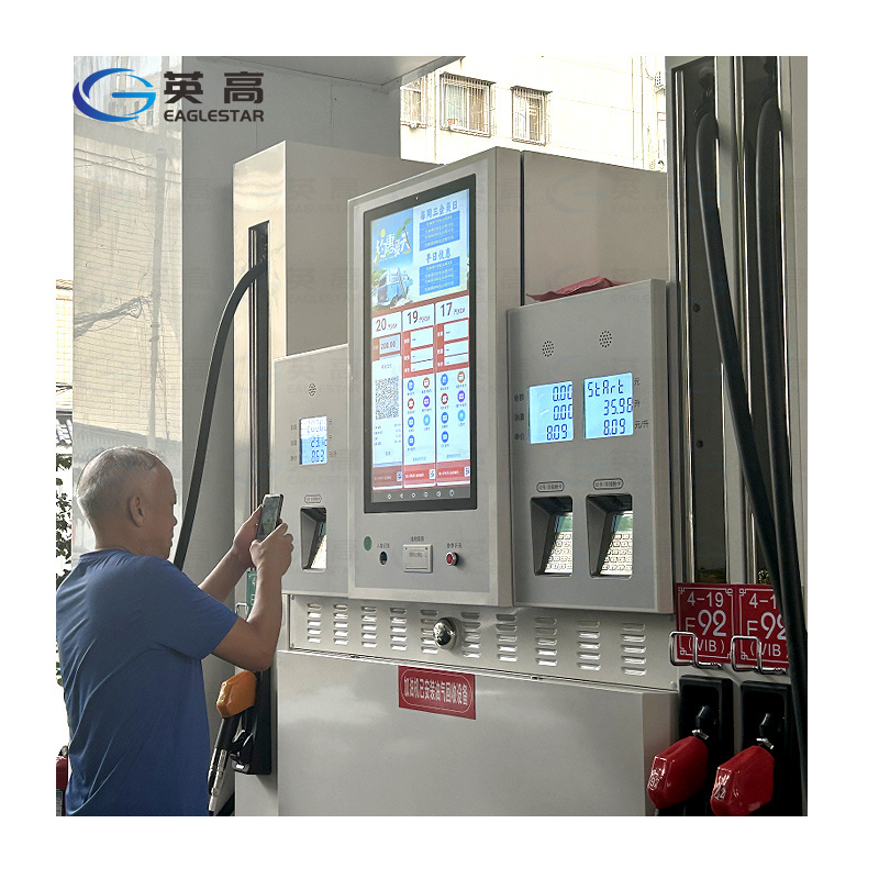 Petrol Station Wayne Fuel Dispenser with Multimedia Screen Machine with ISO for Sale