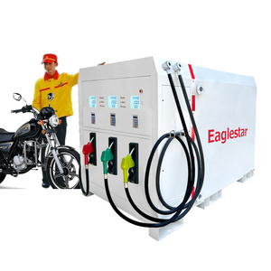 3000L 3 Hoses Portable Container Fuel Mobile Dispenser Mini Gas Station Micro Petrol Filling Station