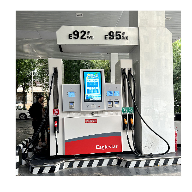 Gas Station Self Service Gilbarco Wayne Tatsuno Pump Fuel Dispenser with Multimedia Screen in Kenya Thailand Libya