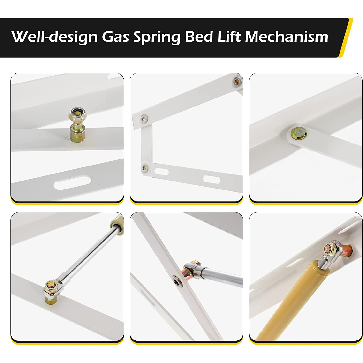 Bed lifting system bed fitting Lift up gas spring strut hinges mechanism for lifting bed