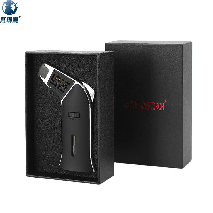 GF-868 Christmas Gift Smoking gift Blow Torch Cigar Micro Portable Gas Blow Torch Lighter for Cigar