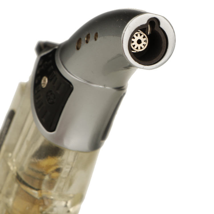 GF863 Cheap Micro Gas Torch small Refillable Cigar Jet Flame Blow Pocket Butane Torch Lighter