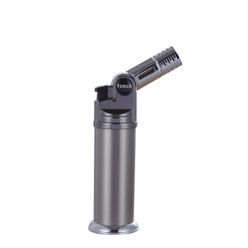 Gf-910 Easy To Fill Adjustable Torch Metal Torches Butane Gas Lighter Refill Valve With Safety Lock