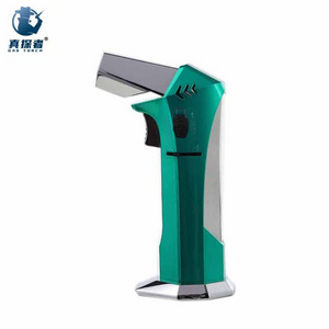 GF-915 Adjustable Single Jet Flame Windproof Torch Lighter Butane Refillable Gas Lighter for Grill