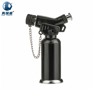 Gf-861 Adjustable Flame Custom Gas Blow Mini Jet Plastic Cigar Butane Torch Lighter Wholesale Cheap