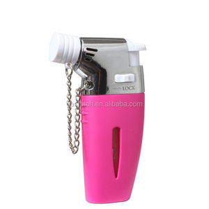 Gf-862 Manufacturer Portable Cheap Girl Plastic Gas Butane Mini Pink Micro Blow Torch Lighters Small