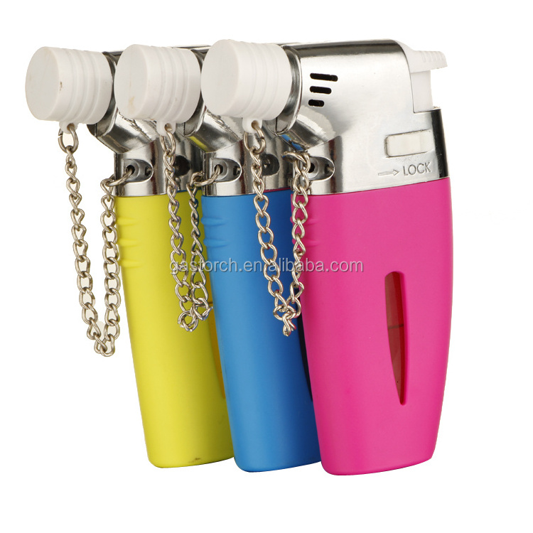 Gf-862 Manufacturer Portable Cheap Girl Plastic Gas Butane Mini Pink Micro Blow Torch Lighters Small