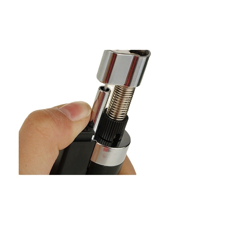 Gf-853 Custom Cheap Gas Windproof Matel Pen Style Long Butane Gas Torch Lighter for Candle