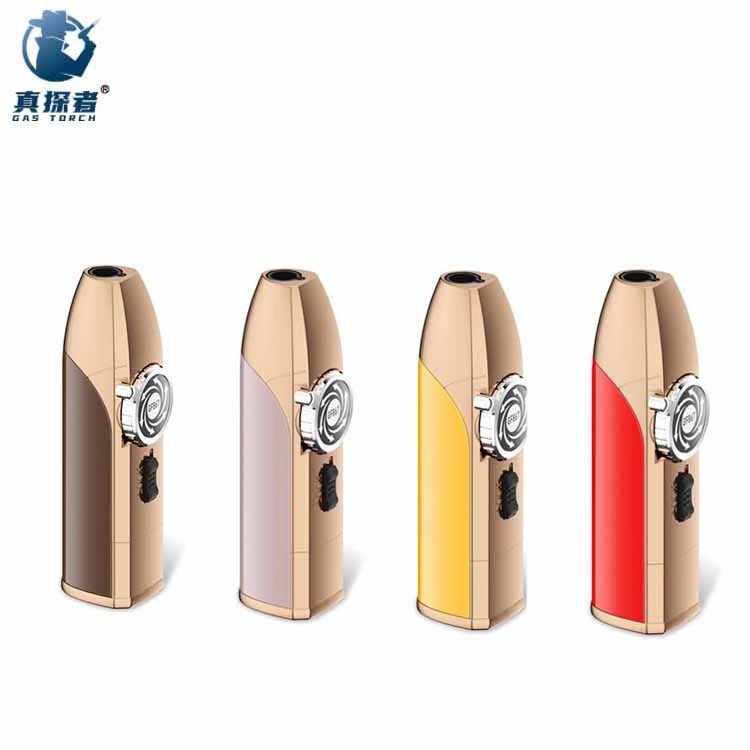 GF-867 multifunctional small pink custom logo windproof torch cigar lighters refillable