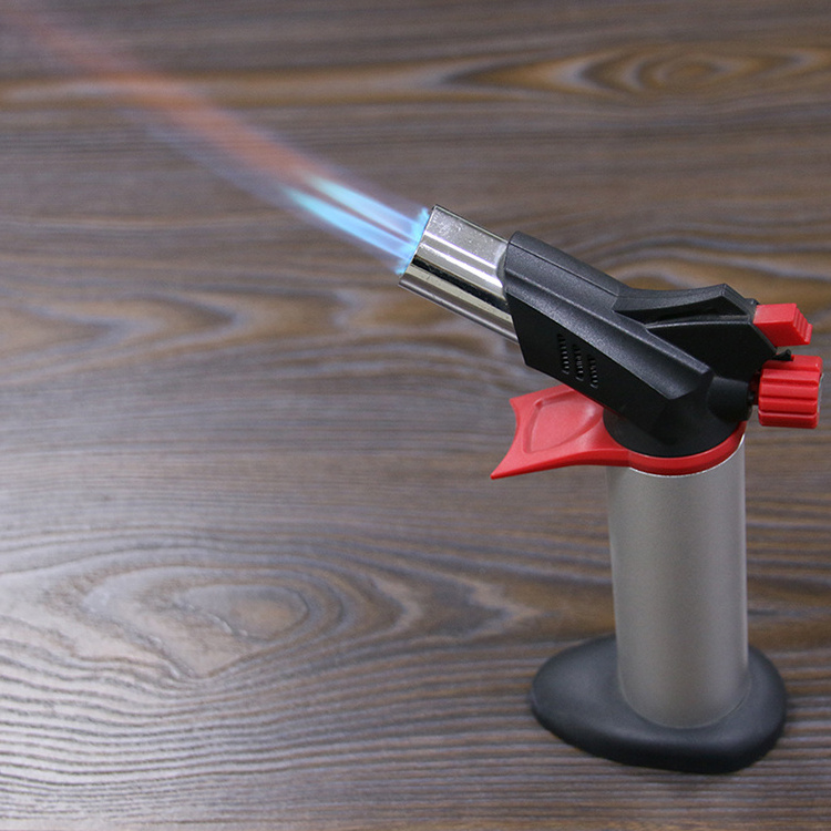 Gf-8761A Outdoor Kitchen Jet Gun Gas 2 Flame Butane Torch Lighter Powerful