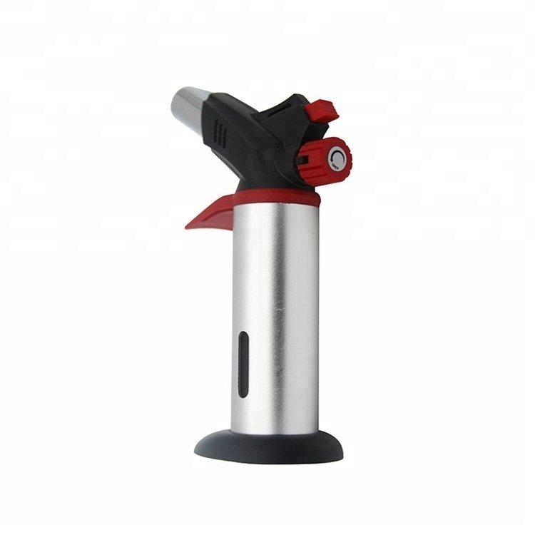 Gf-8761A Outdoor Kitchen Jet Gun Gas 2 Flame Butane Torch Lighter Powerful