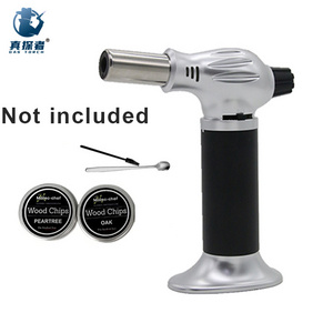 Gf-906 Premium Quality Manufacture Supply Cocktail Smoker Butane Torch Lighter for Smoker Kit