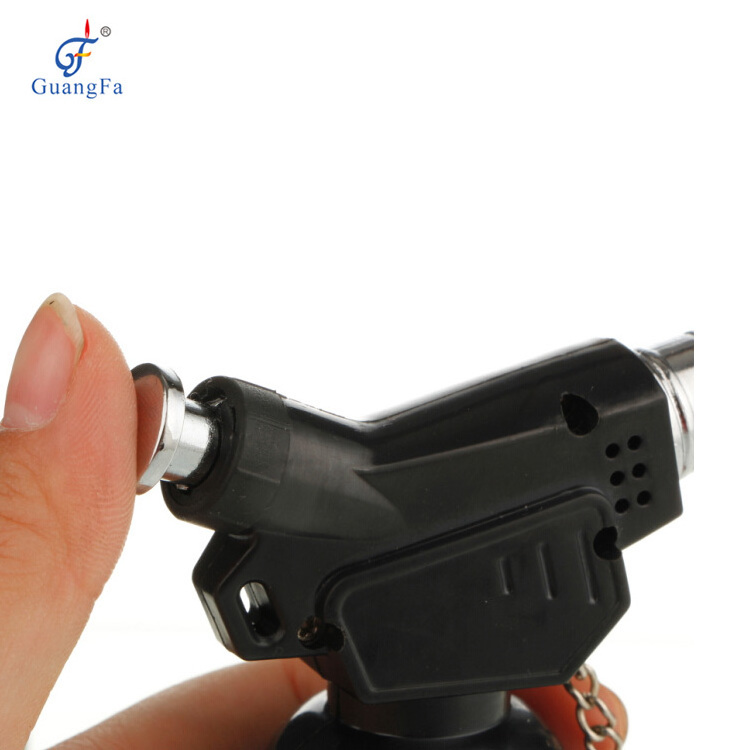 GF-861 Cheap Jet Flame Mini Refillable Gas Butane Cigar Torch Lighter for Smoking