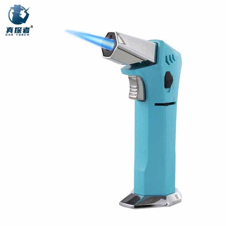 GF-915 Adjustable Single Jet Flame Windproof Torch Lighter Butane Refillable Gas Lighter for Grill