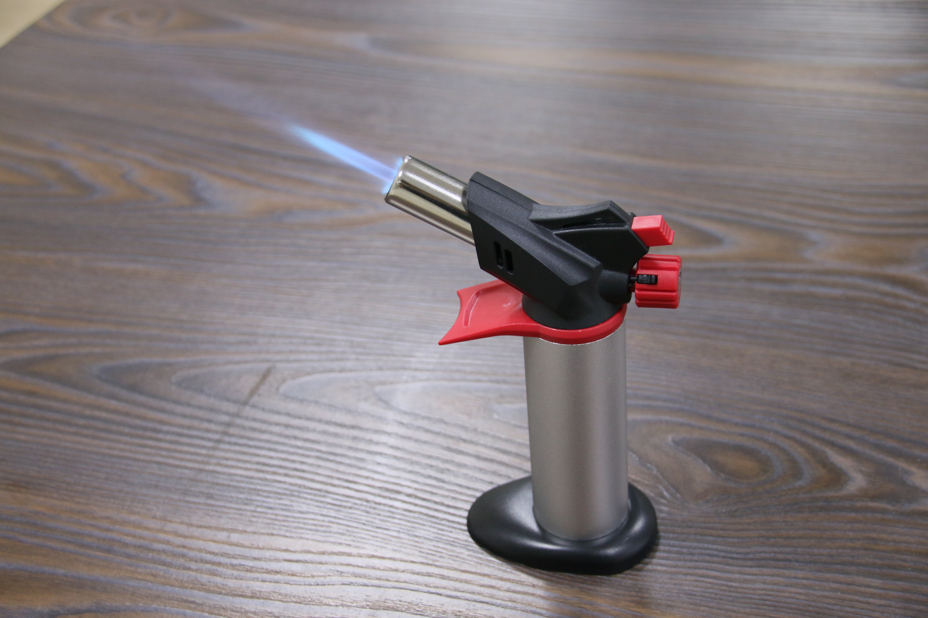 GF-876 Bbq Campfire Windproof Handheld Butane Gas Torch Lighter For Outdoor