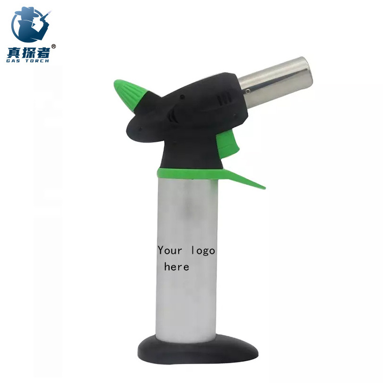 GF-878A Wenzhou Piezo Igniter Kitchen Culinary Gas Butane Lighter Torch Jet Flame Refillable