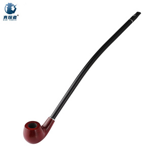 SP704 wholesale factory outlets lightweight wood long handle cigarette smoking tobacco pipe for tobacco