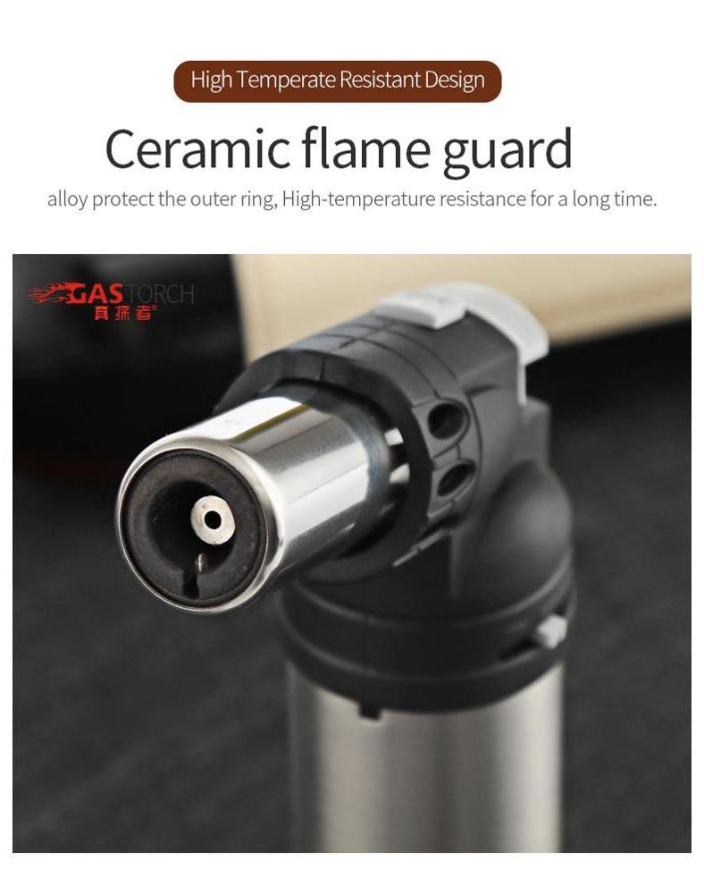 GASTORCH GF-911New Products Refillable Flame Jet Piezo Igniter Butane Cigar Torch Lighter For Smoking