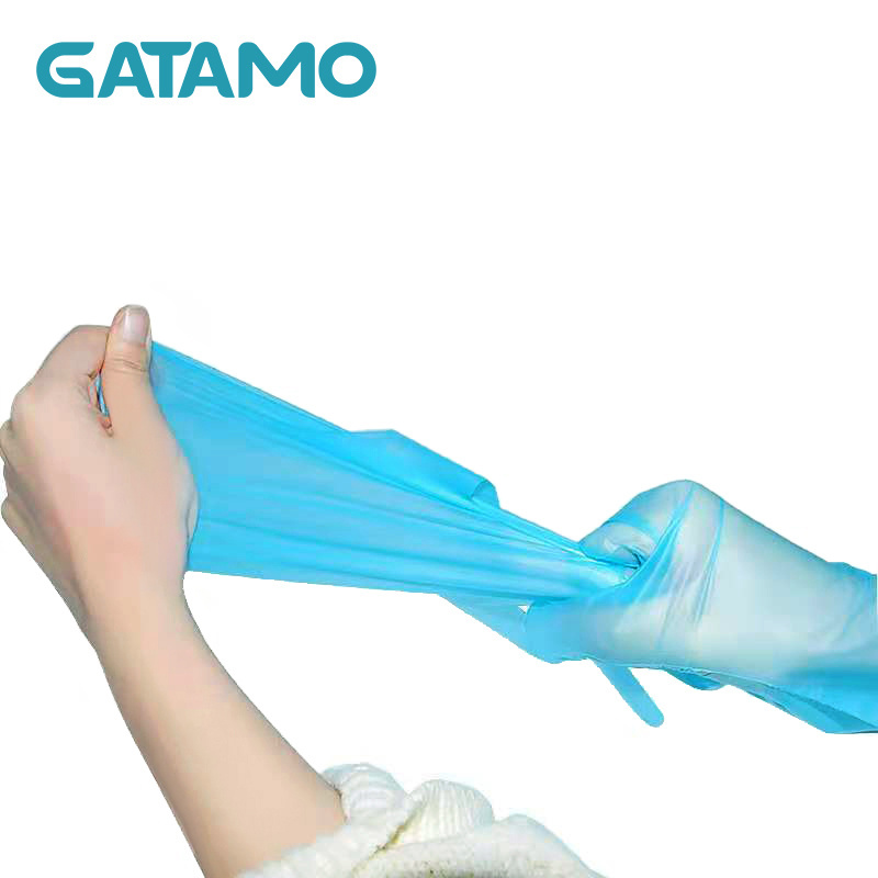 ST002 cheap hand disposable gloves food safety soft gloves TPE cleaning plastic garden Gloves