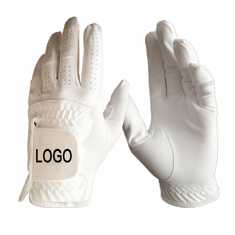 SSG002 Wholesale custom logo High Quality Men winter Non-slip cabretta Leather Golf Gloves