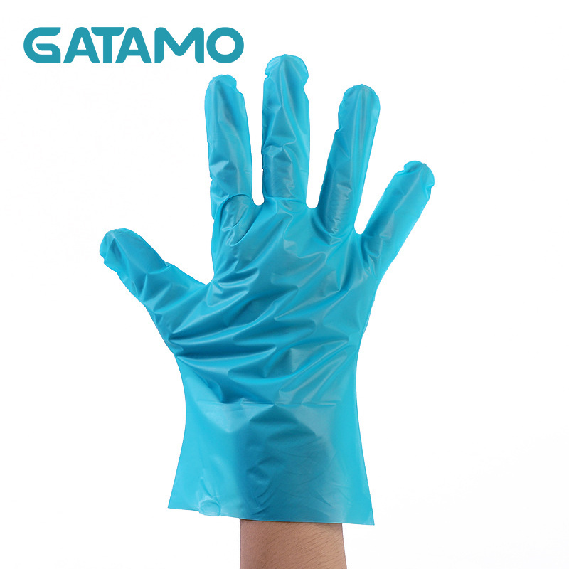 ST002 cheap hand disposable gloves food safety soft gloves TPE cleaning plastic garden Gloves