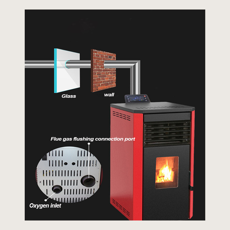 GATE Freestanding Patio Heater Wood Burning Pellet Outdoor Stove