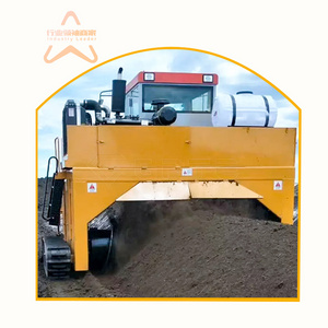 Large Capacity Windrow Compost Turner/ Compost Windrow Turner Organic Fertilizer Composting