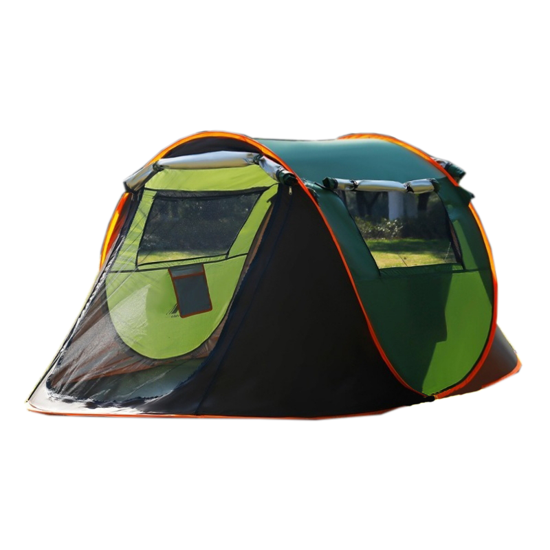 4 Person Easy Pop Up Waterproof Automatic Setup 2 Doors Instant Family Tent for Camping Hiking Traveling