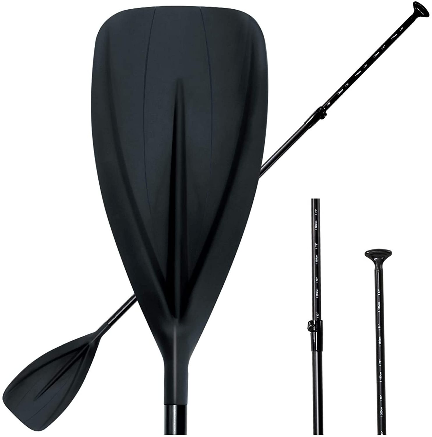 SUP Paddle Adjustable 3 Pieces Stand-Up Board Paddles Aluminum Alloy Shaft Easy Packable Paddle