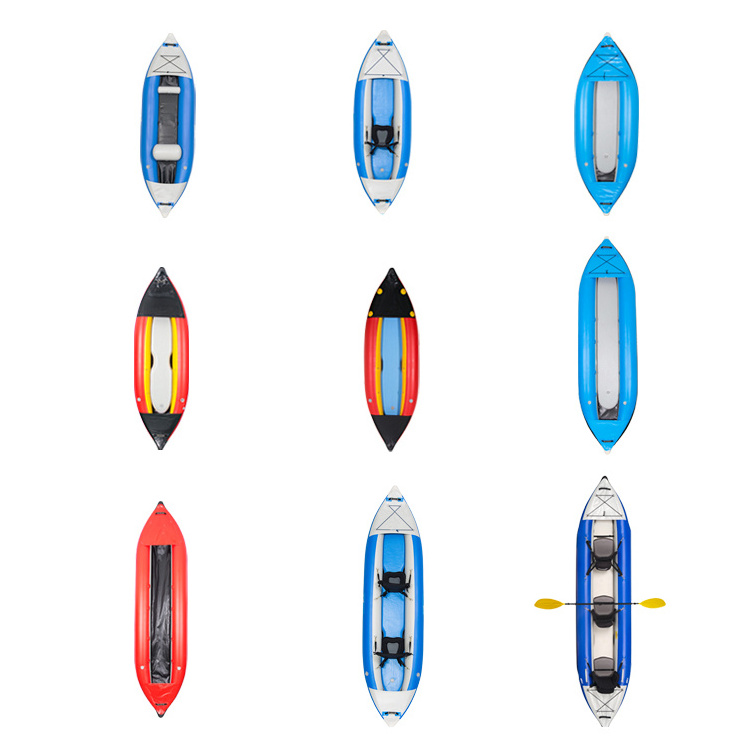 3 Person Kayak Inflatable Canoe Kayak Drop Stitch Pvc Inflatable Kayak