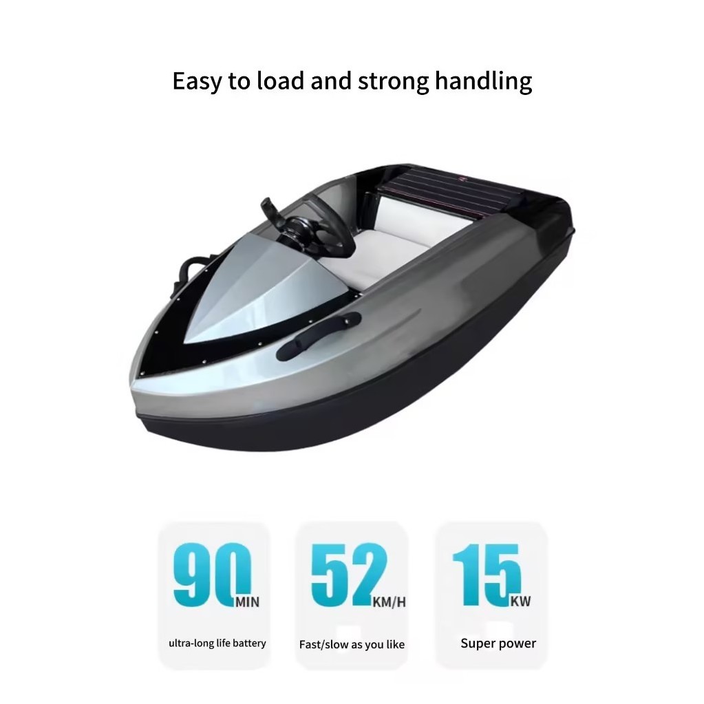 Mini electric Kart boat Water sports water skiing entertainment multi-purpose fishing boat