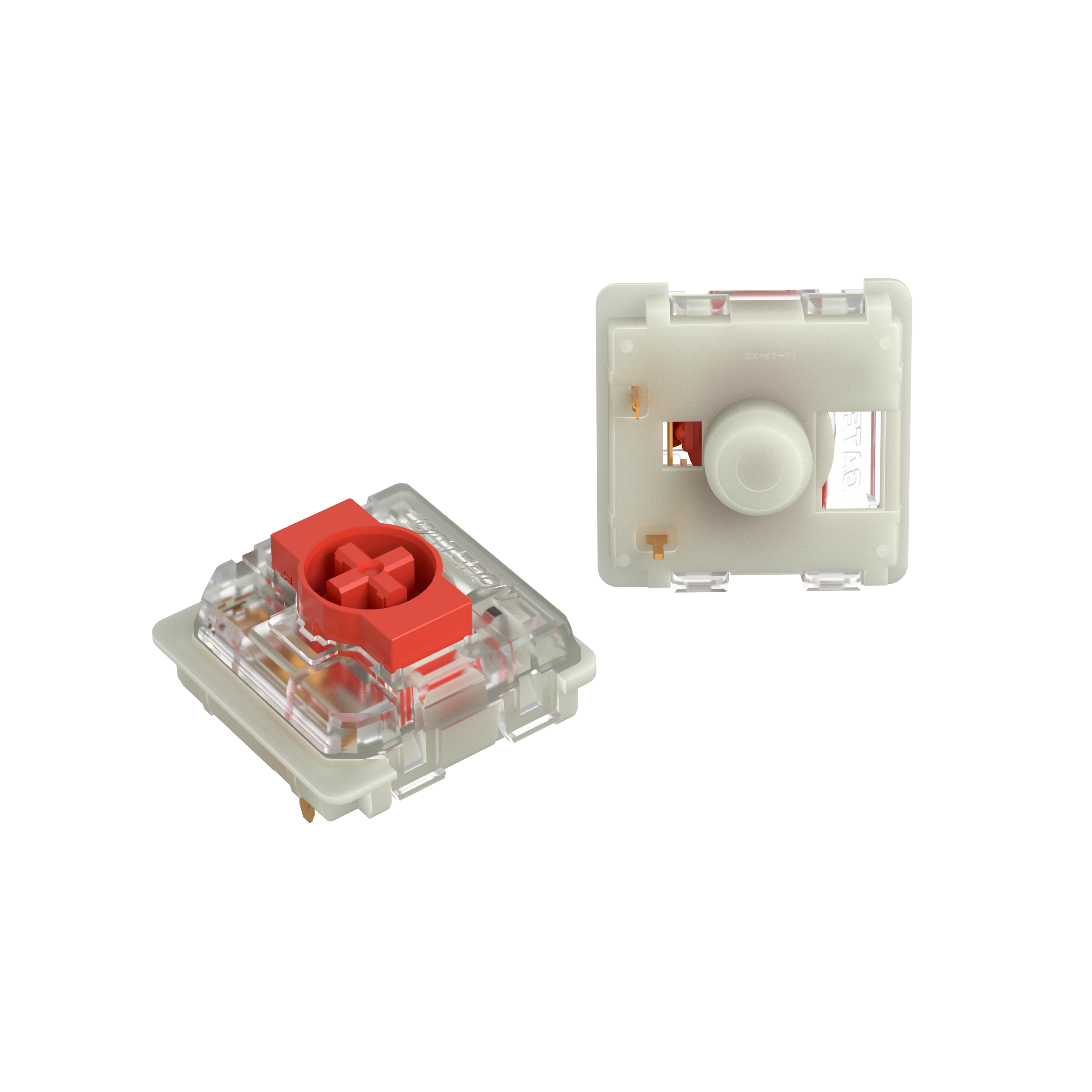 GATERON  KS-33 3 pin blue red brown silver customized DIY Hot swap mechanical keyboard low profile 2.0 switch