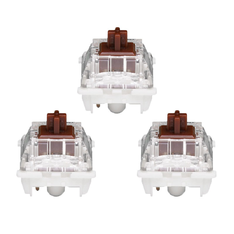 Gateron KS-9 3-pin 5-pin silent switch customized tactile brown  RGB   DIY hot swap gaming mechanical keyboard switch