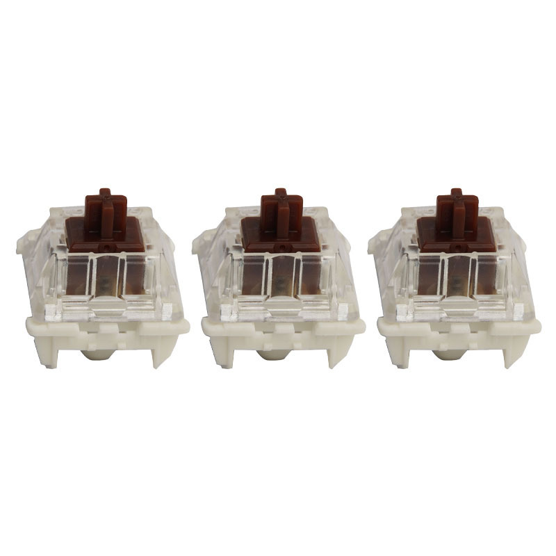 Gateron KS-9 3-pin 5-pin silent switch customized tactile brown  RGB   DIY hot swap gaming mechanical keyboard switch