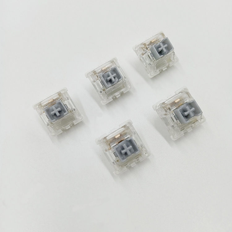 2021 New arrival GATERON KS-9 Silver Pro linear 3 pin 45g RGB SMD gaming mechanical keyboard switch