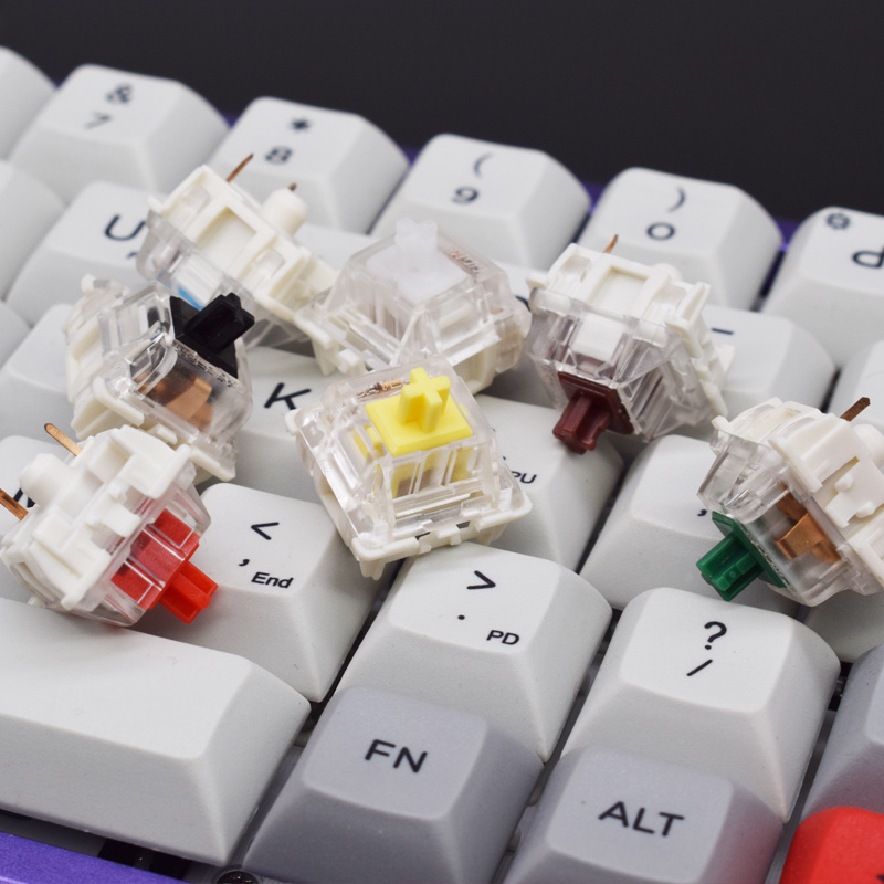 GATERON KS-9 RGB 3pin  hyper yellow brown black red white blue green mechanical keyboard switch