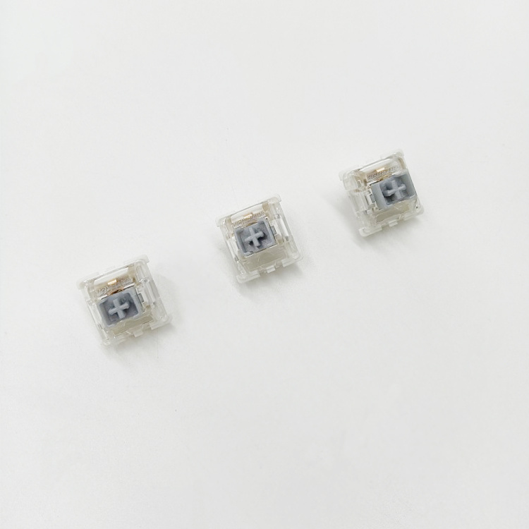 2021 New arrival GATERON KS-9 Silver Pro linear 3 pin 45g RGB SMD gaming mechanical keyboard switch