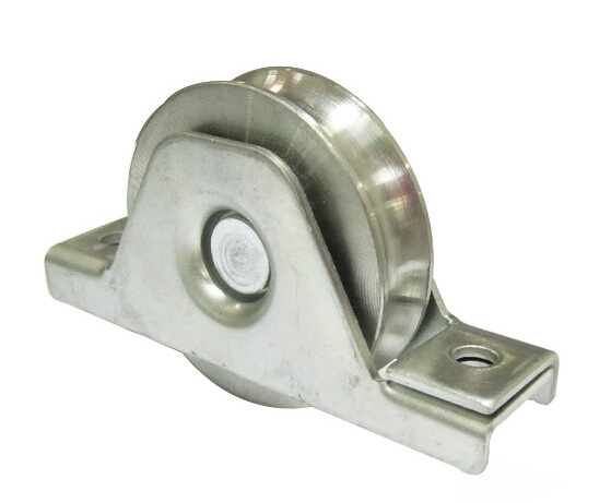 Popular V Groove Double Bearings Sliding Hardware Sliding Gate Wheel for Sliding Window and Gate