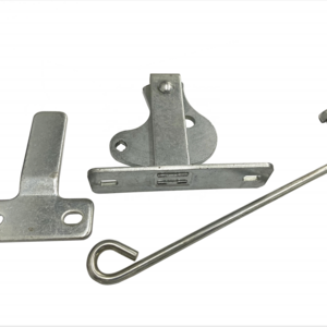 zinc plated swing gate D Latch and Striker and round hook handle