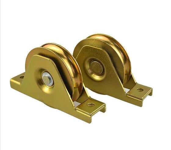 Zinc plated  Y V U H groove sliding gate wheel ,sliding door roller accessory