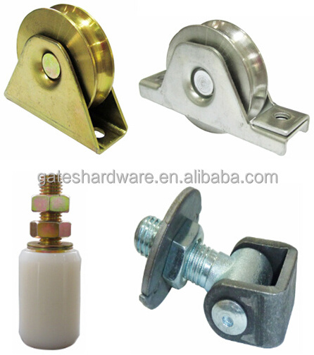 Zinc plated  Y V U H groove sliding gate wheel ,sliding door roller accessory