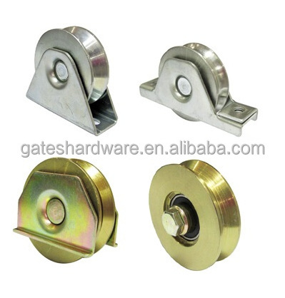 Zinc plated  Y V U H groove sliding gate wheel ,sliding door roller accessory