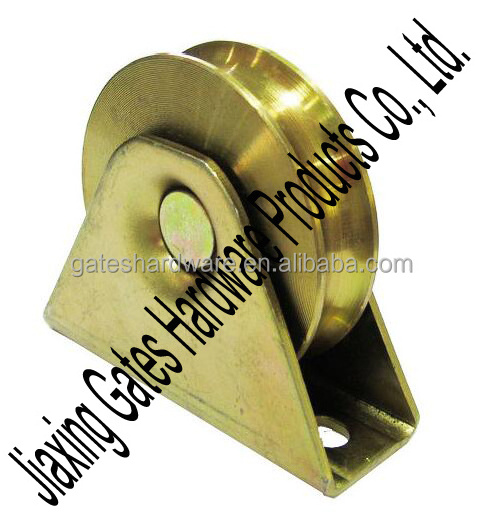 Zinc plated  Y V U H groove sliding gate wheel ,sliding door roller accessory