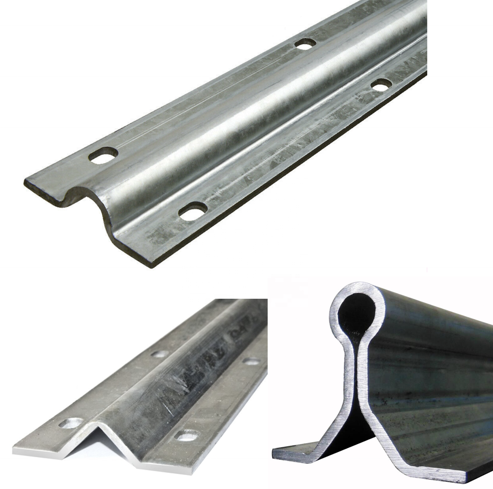 16mm 20mm u shape v shape galvanized sliding gate bolt down track