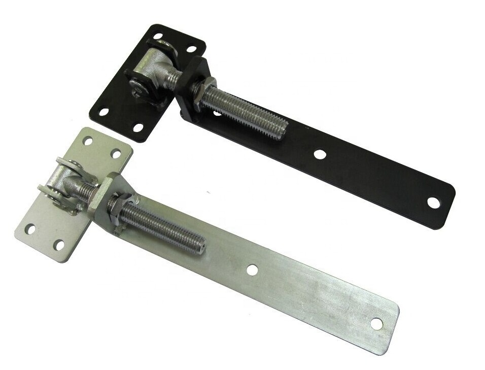 zinc plated Adjustable Luxury garden fence hinge and accessories for Luxurious swing wood gates