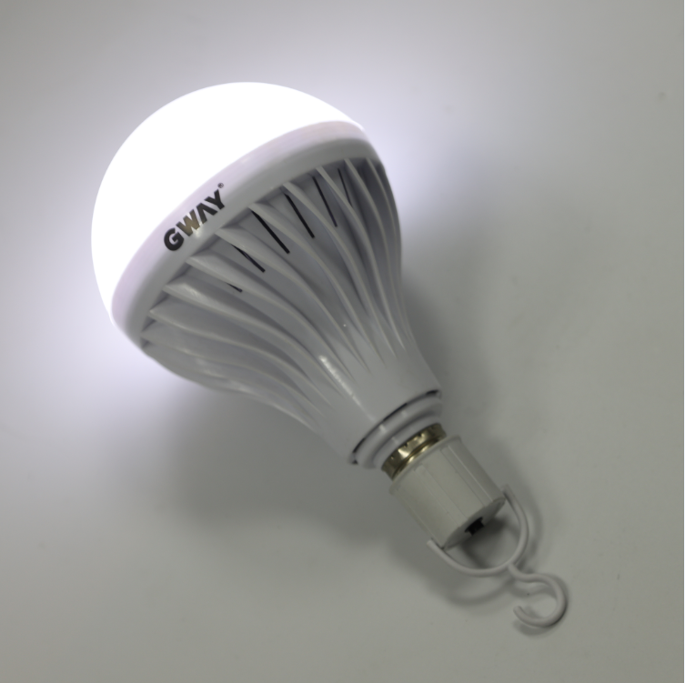 15Watt Emergency Bulb Rechargeable Light E26 B22 E27 Battery Operated LED Light Bulb For Home